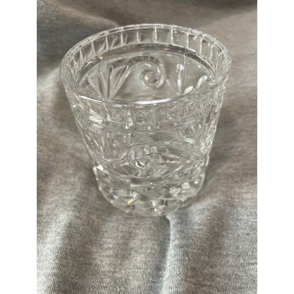 Beautiful Heavy Crystal(?) Glass jar